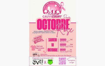 Octobre rose : Cauvicourt, samedi 10 octobre 2026